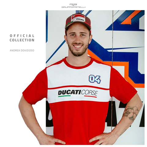 Andrea Dovizioso t-shirt from the official collection