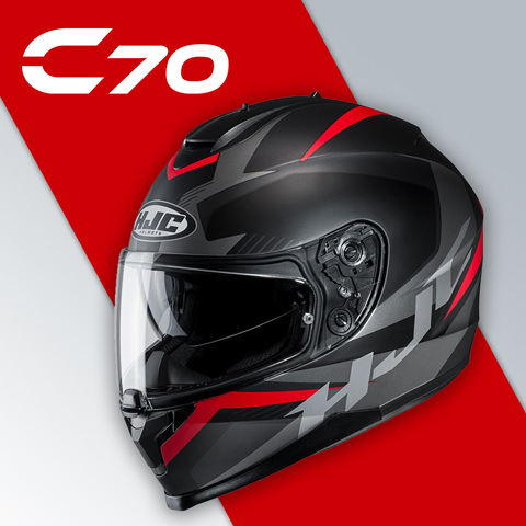 capacete integral HJC C70 TROKY / MC1SF
