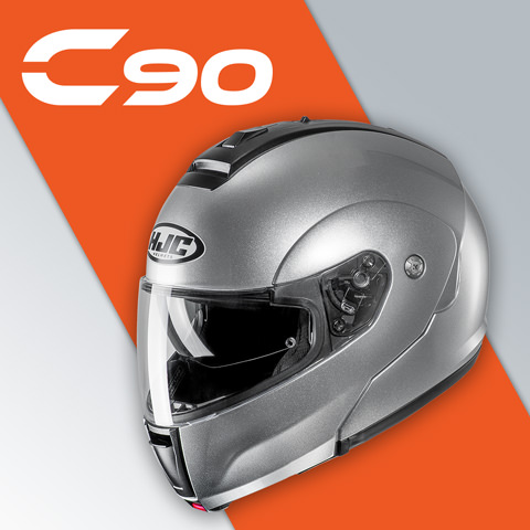 modular-system Helmet HJC C90  METAL / CR SILVER